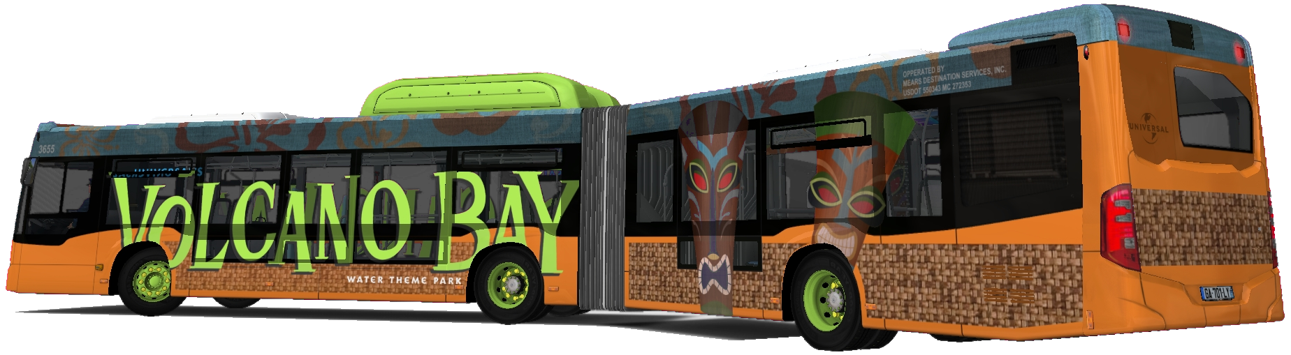 Volcano Bay Bus